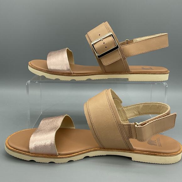 NEW Sorel Women’s Ella III Slingback Sandals Honest Beige Size 9.5 main image 6